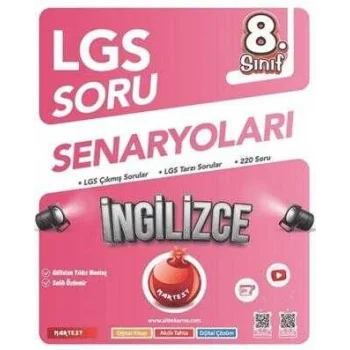 Nartest Yayınevi 8. Sınıf LGS Soru Senaryoları İngilizce