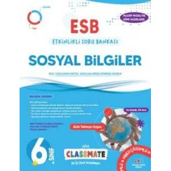 Okyanus Yayınları 6. Sınıf Classmate Sosyal Bilgiler Etkinlikli Soru Bankası