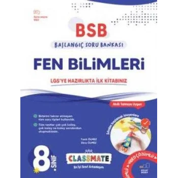 Okyanus Yayınları 8. Sınıf Classmate Başlangıç Fen Bilimleri Soru Bankası