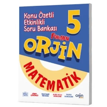 ORJİN 5 MATEMATİK KONU ÖZETLİ ETKİNLİKLİ SORU BANKASI