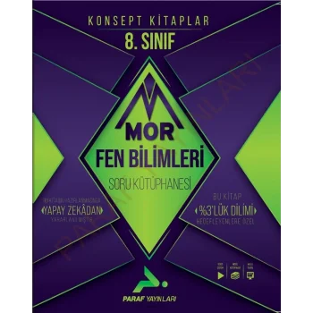 PARAF 8.SINIF MOR FEN BİLİMLERİ SORU KÜTÜPHANESİ