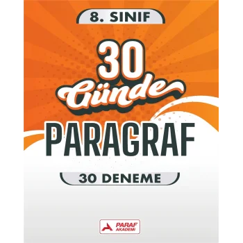 PARAF AKADEMİ LGS 30 GÜN 30 PARAGRAF DENEMESİ