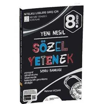 Paragrafın Şifresi Yayınları 8. Sınıf Sözel Yetenek Soru Bankası