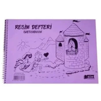 resim defteri 25x35 plastik kapak 25 yaprak