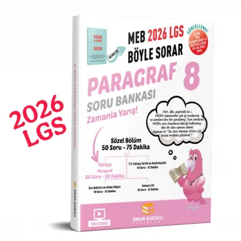 sinan kuzucu 8. Sınıf 2026 Lgs Meb Böyle Sorar PARAGRAF Soru Bankası Video Çözümlü