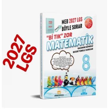 Sinan Kuzucu BİTIK ZOR KAZANIM KÖPRÜLÜ MATEMATİK Soru Bankası (8.Sınıf 2027 Meb BöyleSorar)