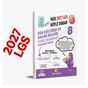 Sinan Kuzucu DİN KÜLTÜRÜ VE AHLAK BİLGİSİ Soru Bankası (8. Sınıf 2027 Meb Böyle Sorar)