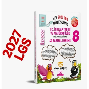 Sinan Kuzucu İlk Doz Sarmal Branş Den. TC. İNK. TAR. VE ATA. (8. Sınıf 2027 Meb Böyle Sorar)