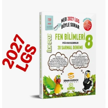 Sinan Kuzucu İlk Doz Sarmal Branş Denemeleri FEN BİLİMLERİ (8. Sınıf 2027 Meb Böyle Sorar)