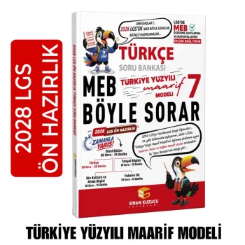 Sinan Kuzucu Yayınları 7. Sınıf | Türkçe Soru Bankası