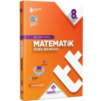 Talentteam Yayıncılık 8. Sınıf Matematik Beceri Temelli Soru Bankası