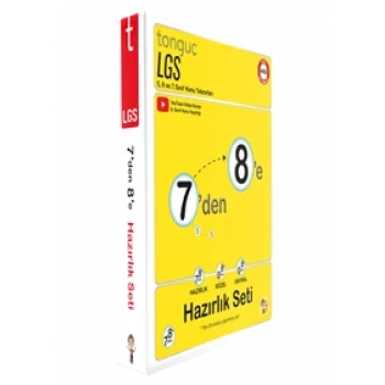 tonguç yayınları 7den 8e Hazırlık Seti