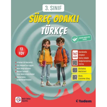 Tudem 3. Sınıf Süreç Odaklı Türkçe 2026-2027