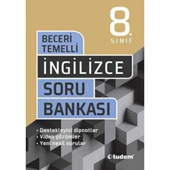 Tudem Yayınları 8. Sınıf İngilizce Beceri Temelli Soru Bankası