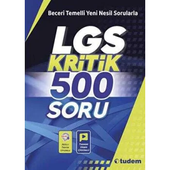 Tudem Yayınları LGS Kritik 500 Soru