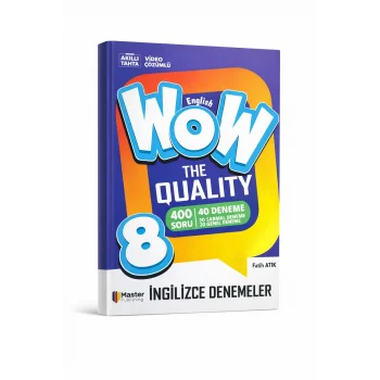 Wow 8. Sınıf LGS English The Quality 40 Deneme