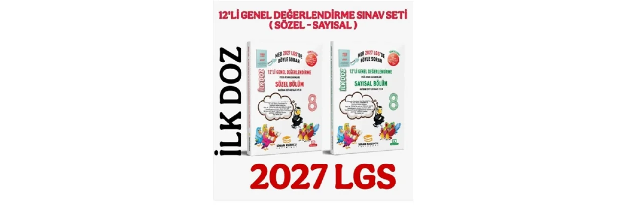 2027 sayısal sözel 12 li deneme seti
