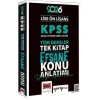 2026 KPSS Lise Ön Lisans GK-GY Tüm Dersler Tek Kitap Efsane Konu Anlatımı
