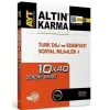 Altın Karma Yayınları AYT Edebiyat Sosyal Bilimler 1 Deneme 10x40
