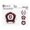 Beşiktaş Lisanslı Futbol Topu - Siyah Beyaz Şeritli