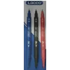 lacco parmenent 3 lü set kırmızı mavi siyah
