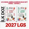 Sinan Kuzucu İlk Doz 12li Genel Değ. Sınav Seti 8. Sınıf 2027 ( SAYISAL + SÖZEL 1.DÖNEM )