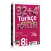 Yargı Ders Arkadaşım 8.Sınıf Türkçe 32+4 Haftalık Ödev Föyleri