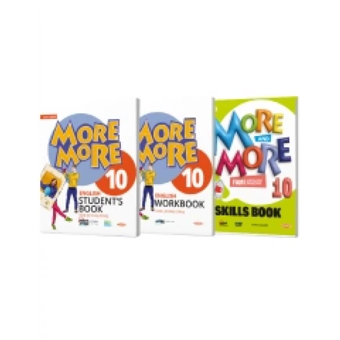 10 MORE&MORE STUDENTS BOOK & WORKBOOK & SKILLS BOOK (3 LÜ SET)