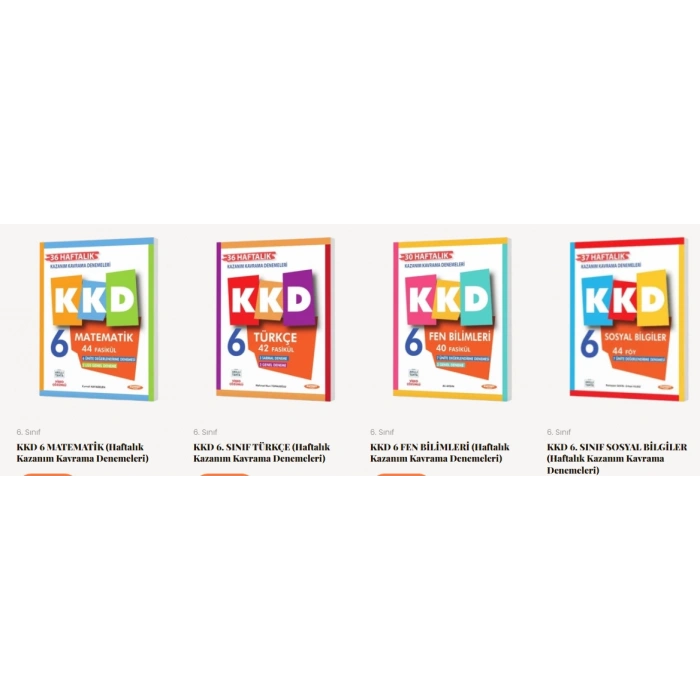 6 sınıf fenomen yayınları kkd föyleri 4 lü set 4 al 3 öde