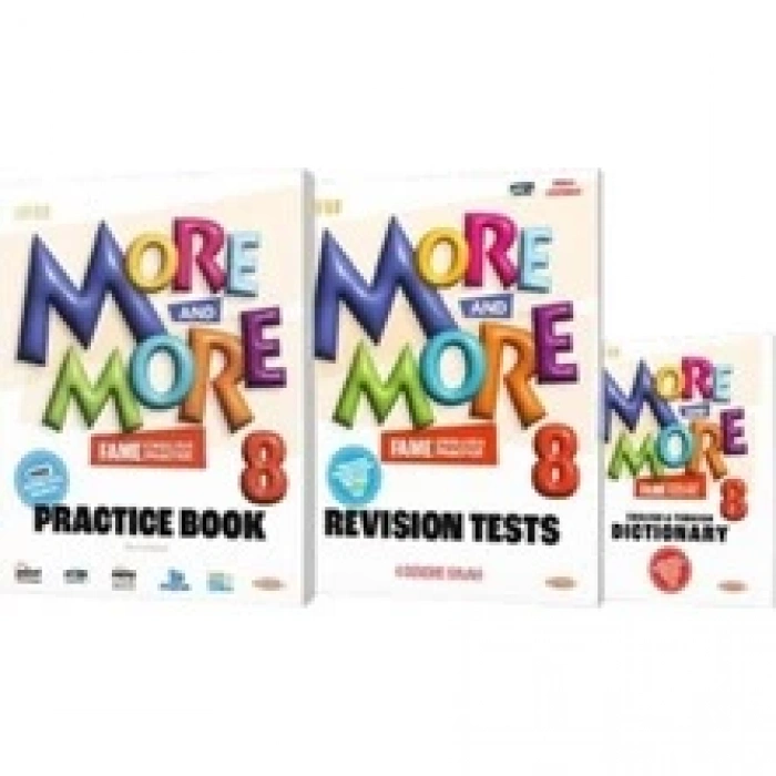 8 MORE&MORE PRACTICE BOOK & DICTIONARY & REVISION TESTS (3 LÜ SET)