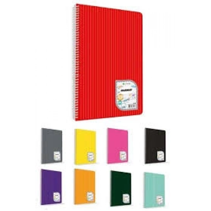 çınar colormaxi 72 yaprak A4 3 çizgili 2 kareli  defter