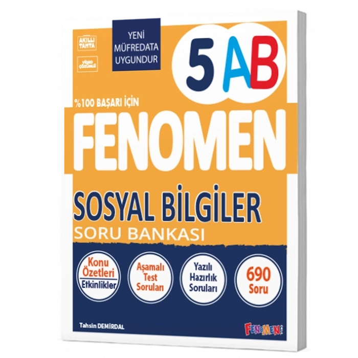 FENOMEN 5 SOSYAL BİLGİLER SORU BANKASI (A-B)
