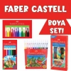 Faber Castell Boya Seti (12 li Kuru Boya + 12 li Keçeli Kalem + 12 li Pastel Boya + 12 li Sulu Boya)