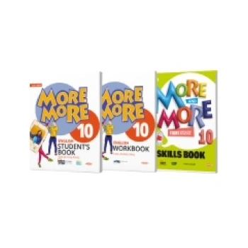 10 MORE&MORE STUDENTS BOOK & WORKBOOK & SKILLS BOOK (3 LÜ SET)
