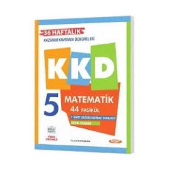 5 MATEMATİK HAFTALIK KAZANIM KAVRAMA DENEMELERİ (44 FÖY)