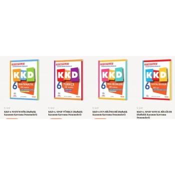 6 sınıf fenomen yayınları kkd föyleri 4 lü set 4 al 3 öde