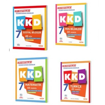 7 sınıf fenomen yayınları kdd föyleri 4 lü set 4 al 3 öde