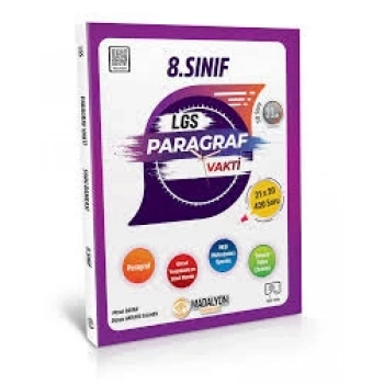 8.SINIF LGS MADALYON PARAGRAF VAKTİ SORU BANKASI