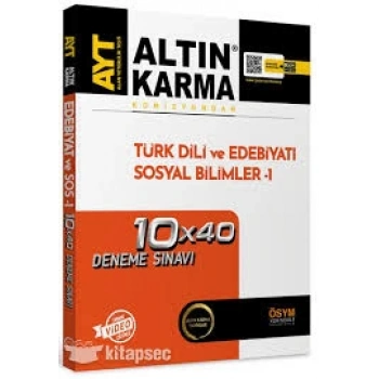 ayt türk dili ve edebiyatı sosyal bilimler1 10x 40 deneme