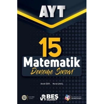 BEŞ SEÇENEK YKS AYT MATEMATİK 15 DENEME SINAVI VİDEO ÇÖZÜMLÜ *YENİ*