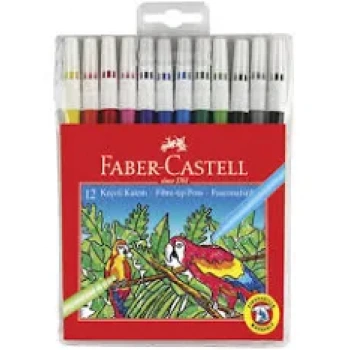 FABER CASTELL 12 Lİ KEÇELİ KALEM