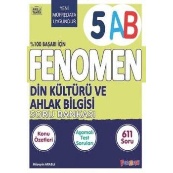 FENOMEN 5 DİN KÜLTÜRÜ VE AHLAK BİLGİSİ KONU ÖZETLİ SORU BANKASI (A-B)