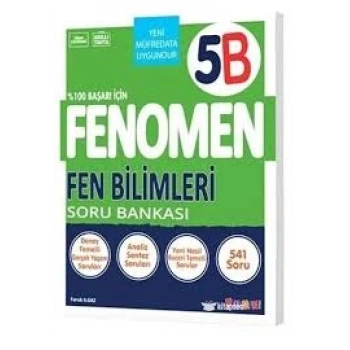 FENOMEN 5 FEN BİLİMLERİ SORU BANKASI (B)