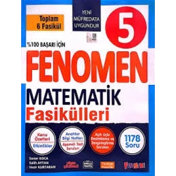 FENOMEN 5 MATEMATİK FASİKÜLLERİ (TOPLAM 6 FASİKÜL)