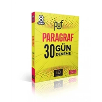 IQ YAYINLARI LGS 30x15 PARAGRAF DENEME