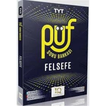 IQ YAYINLARI TYT FELSEFE PÜF SORU BANKASI