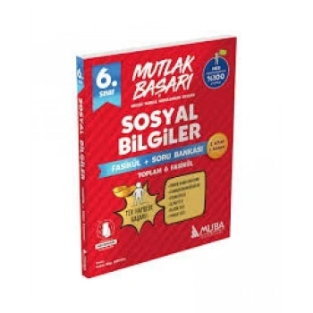 muba yayınları 6 sınıf sosyal bilgiler fasikül +soru bankası