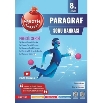 nar test prestij 8 sınıf paragraf soru bankası