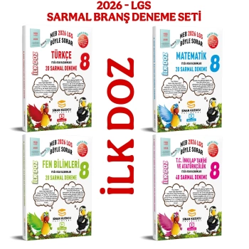 sinan kuzucu 8. SINIF LGS - MEB BÖYLE SORAR SARMAL BRANŞ DENEME SETİ İlk Doz (2026-LGS)