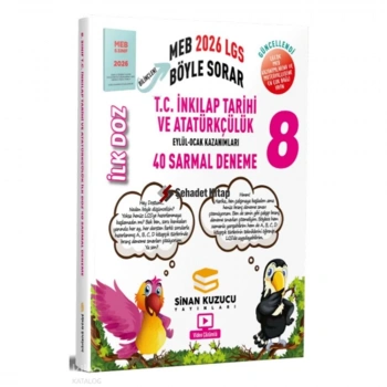 sinan kuzucu lgs 8 sınıf soru bankası tc inklap tarihi soru bankası